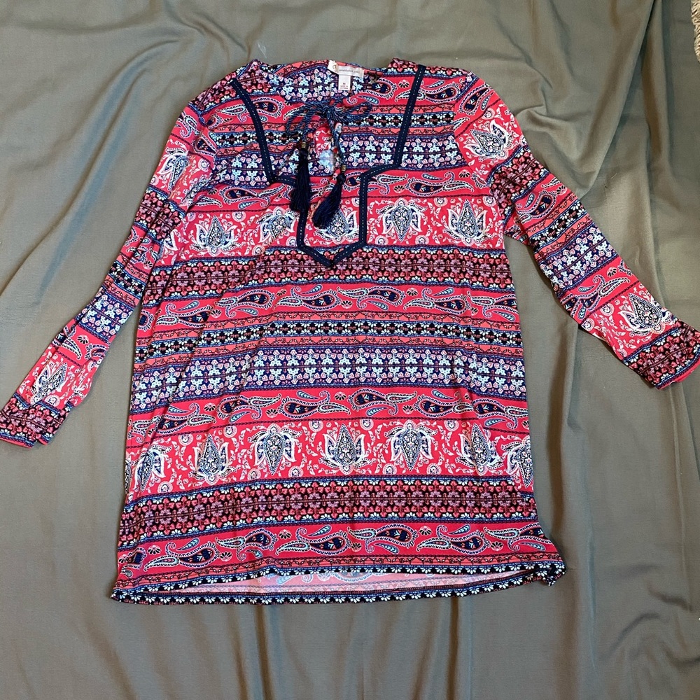 Dress Barn Size M 3/4 sleeve shirt
